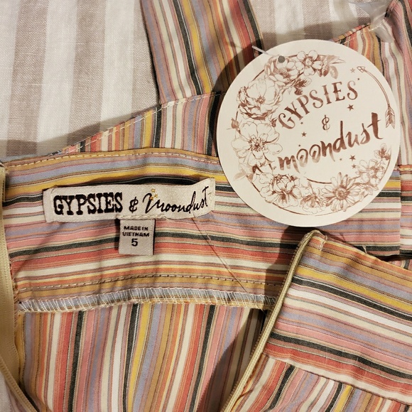 NWT Gypsies & Moondust halter dress sz 5 - Picture 4 of 4